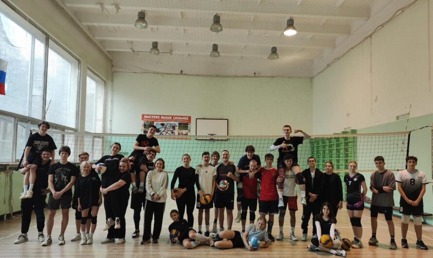 Дружеский матч по волейболу в  Одинцовском городском округе.